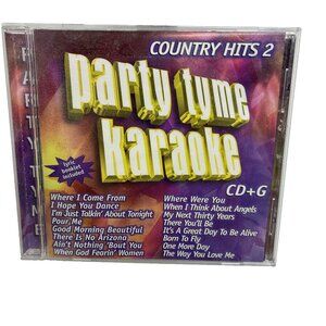 Country Hits 2 Party Tyme Karaoke CDG CD+G Country Songs Lyrics On Screen